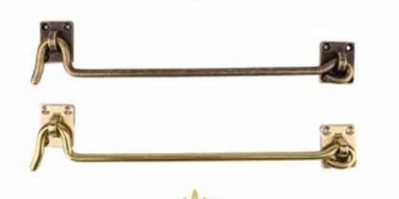 Crochet de fixation de fenêtre en bois à l'ancienne avec fermeture de fenêtre en laiton, boucle de support étanche pour les accessoires de fenêtre de porte chinoise