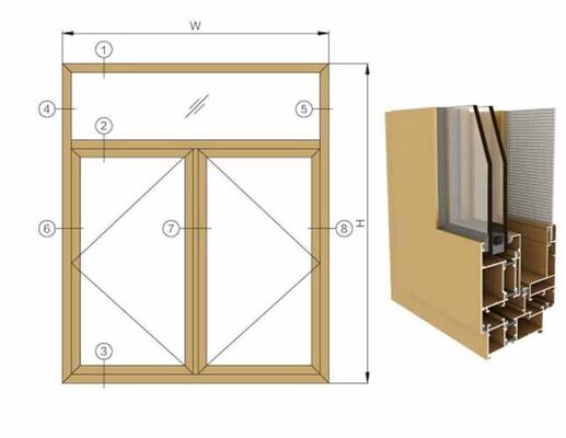 Profil d'aluminium de haute qualité pour portes et fenêtres, Profil d'aluminium personnalisé en Chine, fournisseurs Profil de porte en aluminium