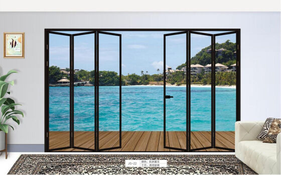 Chine GRH Hurricane Proof Bulletproof Impact Porte coulissante en aluminium Grand balcon Porte coulissante en verre Patio